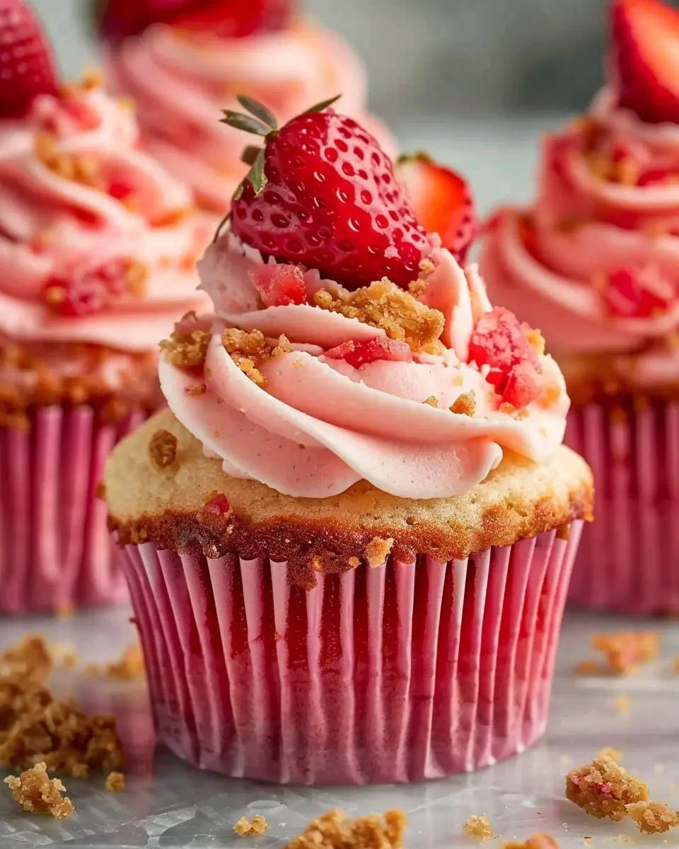 Strawberry Crunch Cupcakes: Delightfully Easy and Irresistible