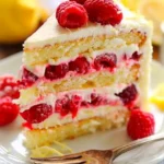 Lemon Cake With Raspberry Filling