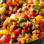 Ground Turkey and Peppers