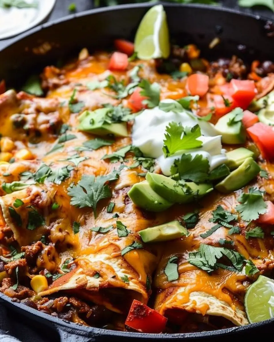 Beef Skillet Enchiladas: Easy, Juicy Comfort Food at Home