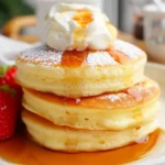 Fluffy Japanese Soufflé Pancakes