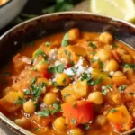 SLOW COOKER MOROCCAN CHICKPEA STEW