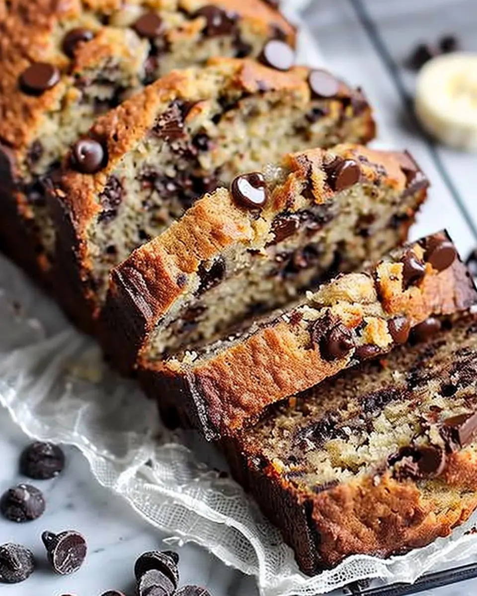 Moist Chocolate Chip Banana Bread: The Best Homestyle Delight