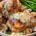 Creamy Garlic Mushroom Chicken