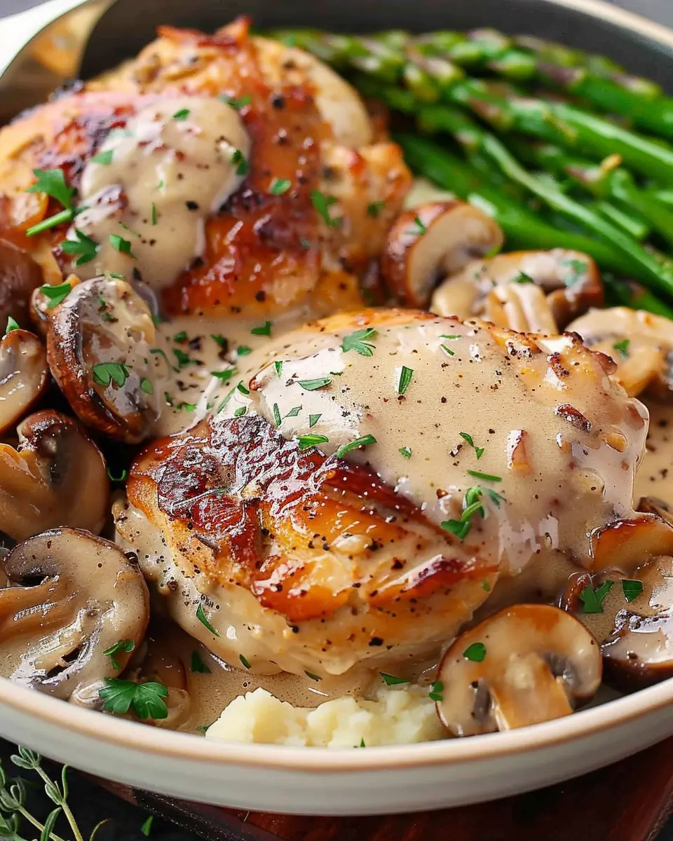Creamy Garlic Mushroom Chicken: The Best Comfort Meal at Home