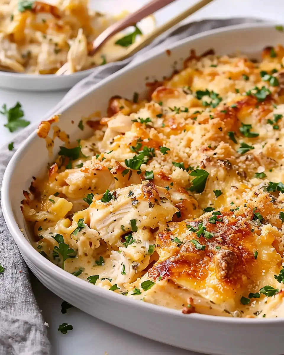 Million Dollar Chicken Casserole: Easy Recipe with Turkey Bacon