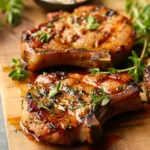 Grilled Boneless Pork Chops
