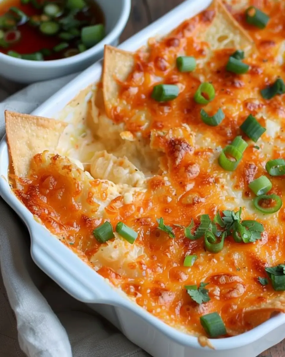 Hot Crab Rangoon Dip: The Best with Crispy Wonton Chips