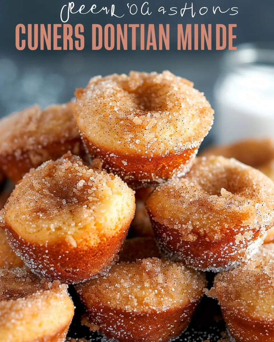 Cinnamon Sugar Donut Muffins: Easy Indulgence for Home Bakers