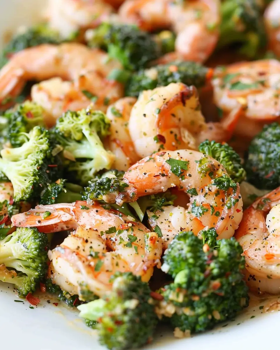 Garlic Shrimp with Broccoli: A Quick and Easy Delight for Dinner