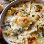Creamy White Lasagna Soup