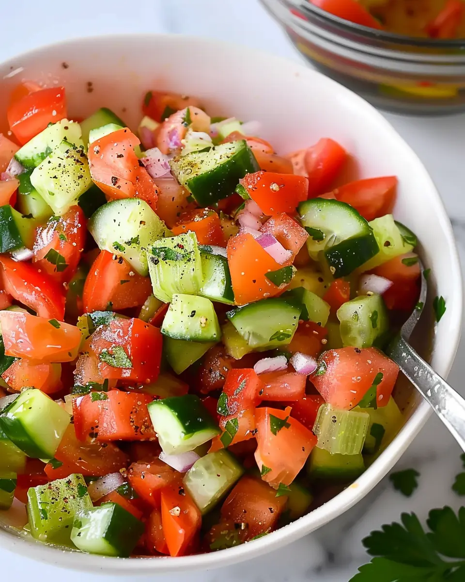 Tomato Cucumber Salad: A Refreshing Twist for Every Meal