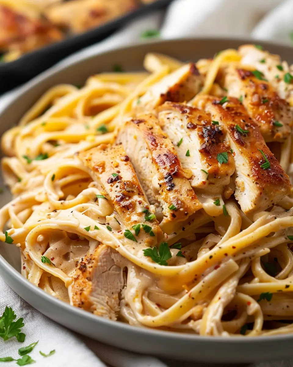 Creamy Cajun Chicken Pasta with Turkey Bacon for a Cozy Dinner