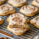 Frosted Brown Sugar Cinnamon Pop Tart Cookies