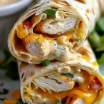 Quick Cheesy Chicken Wrap