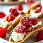 Raspberry Cheesecake Tacos