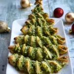 Easy Pesto Christmas Tree