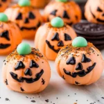 Jack-O-Lantern Oreo Balls