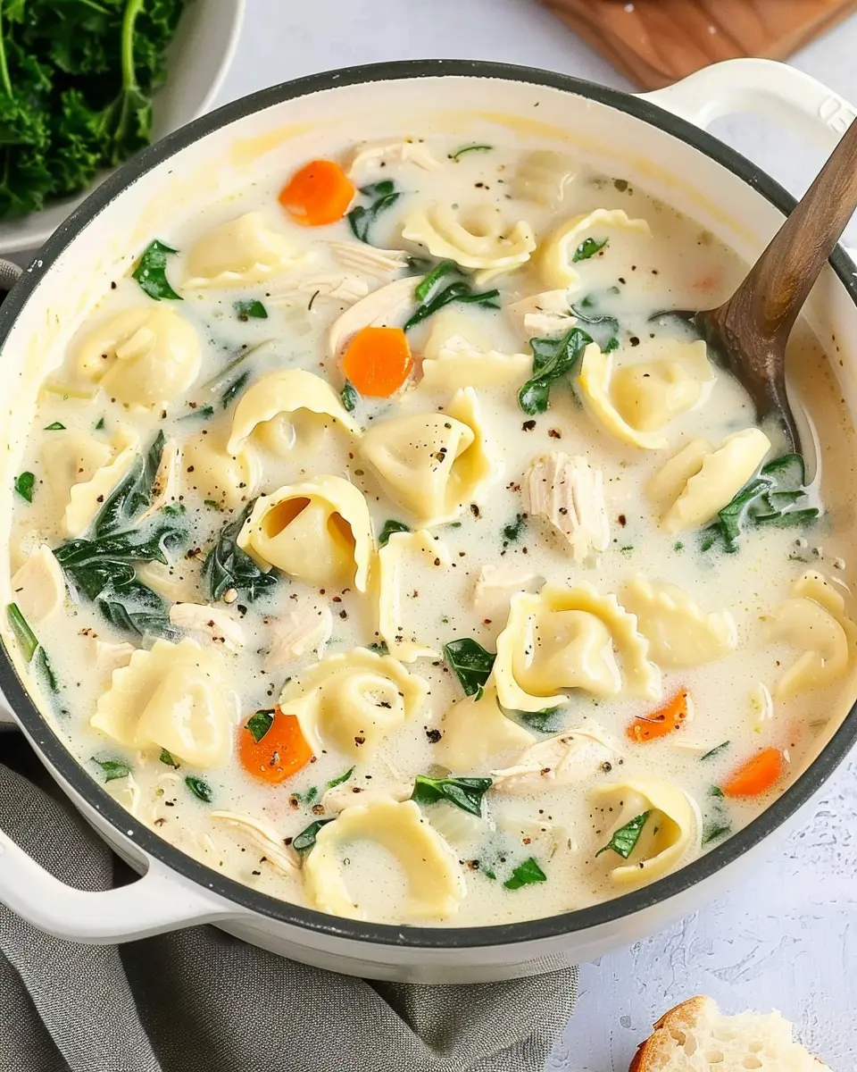 Creamy Chicken Tortellini Soup: A Cozy Bowl of Comfort