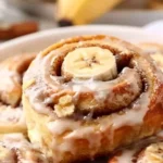 Banana Bread Cinnamon Rolls