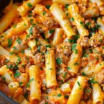 Creamy Sausage Rigatoni