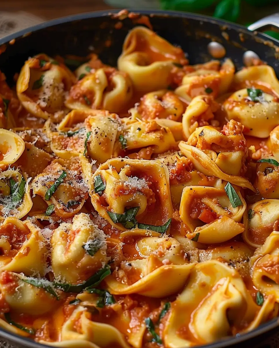 One Pan Tucsan Tortellini: Easy, Flavorful Meal for Any Night