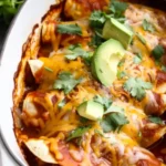 Slow Cooker Chicken Enchiladas