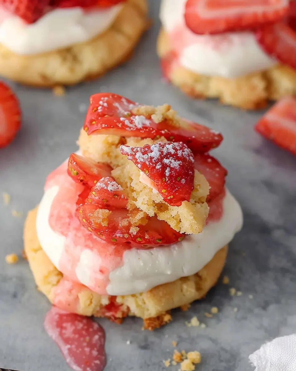CRUMBL Strawberry Shortcake Cookies: Easy Recipe for Sweet Bliss