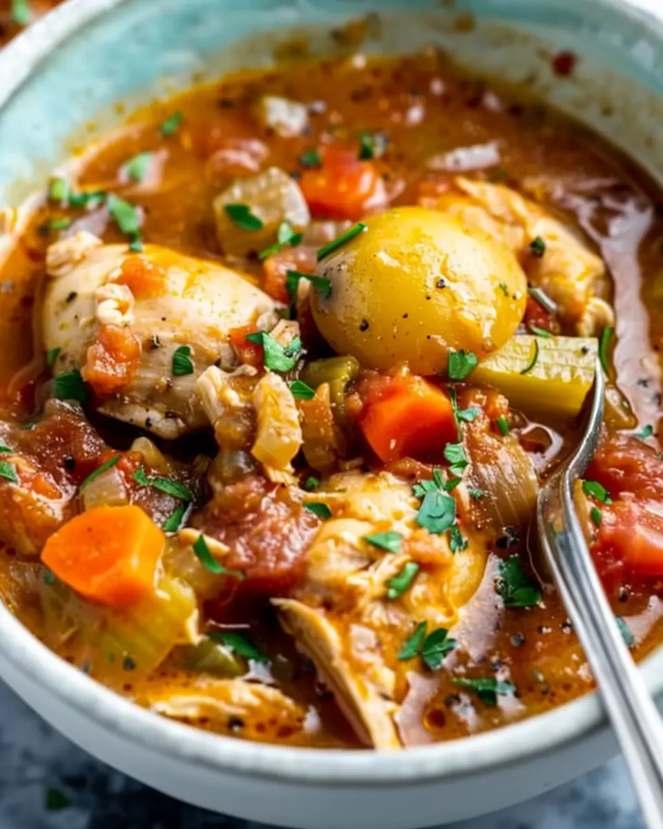 Slow Cooker Tuscan Chicken Stew: Easy Comfort Food Delight
