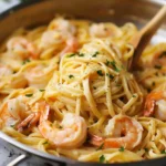 Creamy Garlic Shrimp Pasta