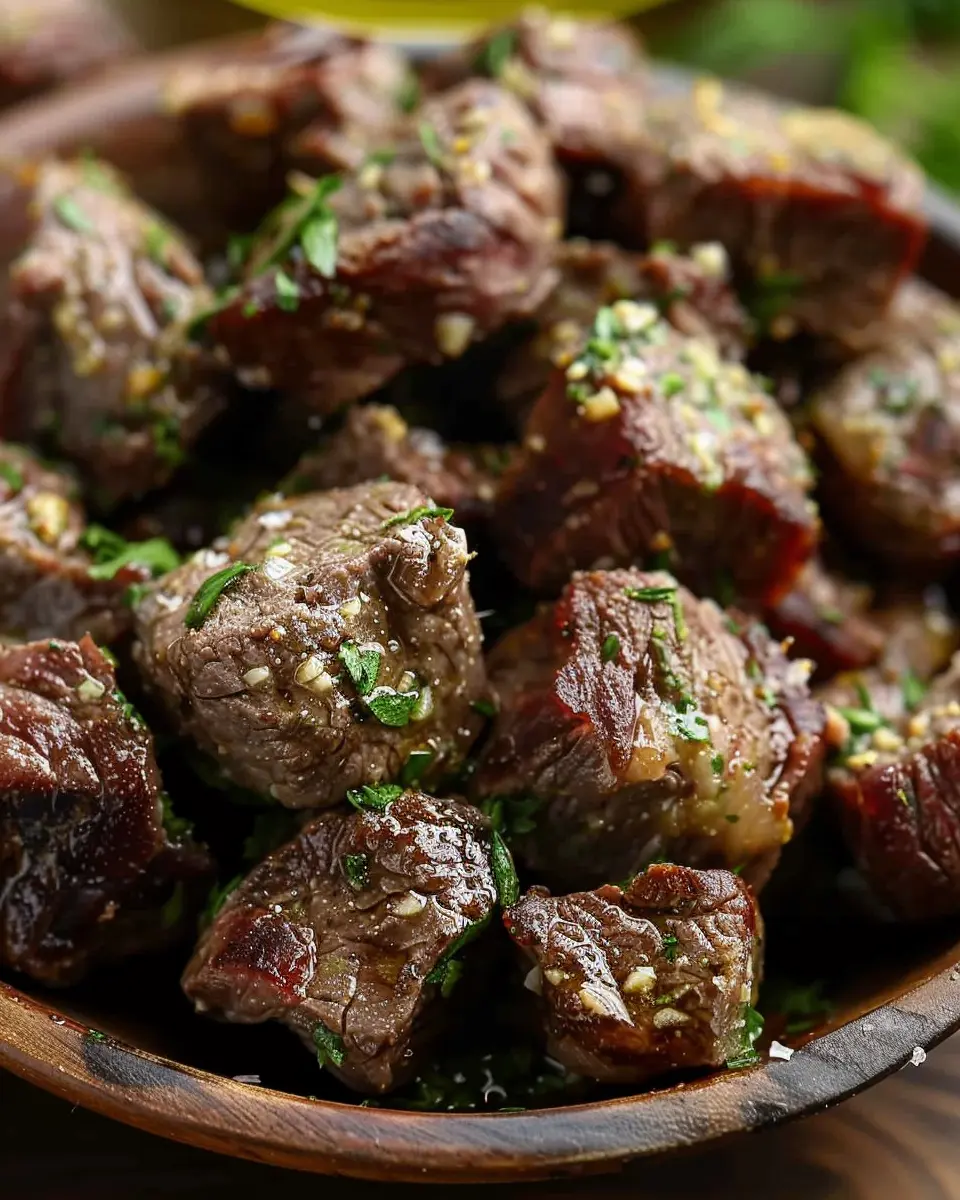 Air Fryer Garlic Butter Steak Bites: Juicy Easy Comfort Food