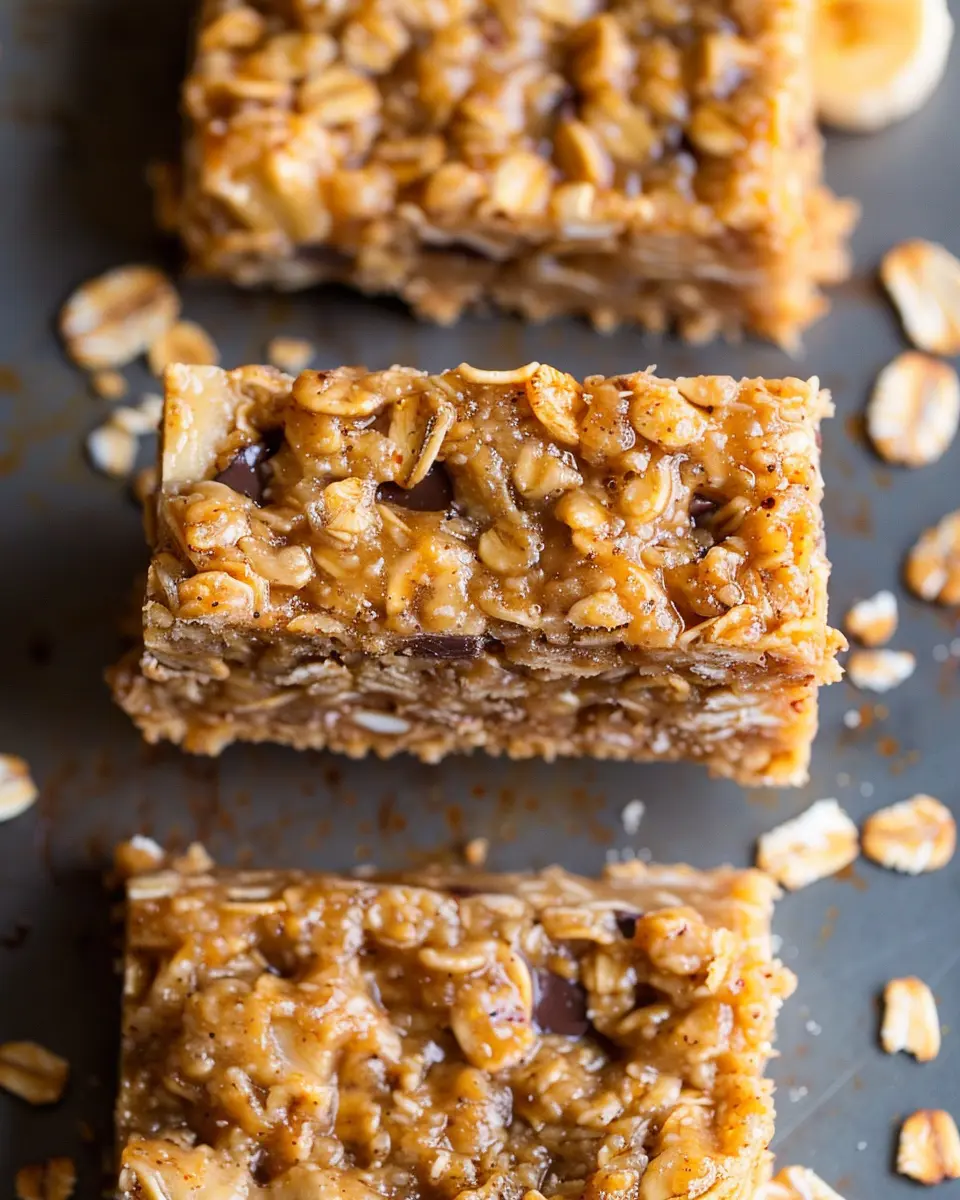 4-Ingredient Banana Oatmeal Bars: Easy, Healthy Treats for Everyone
