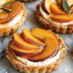 Mini Peach and Cream Cheese Tarts