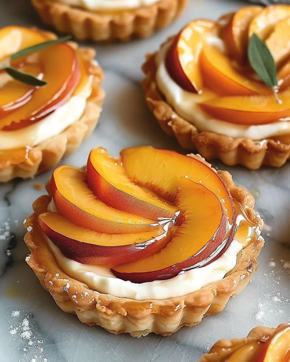 Mini Peach and Cream Cheese Tarts: The Best Easy Dessert Recipe