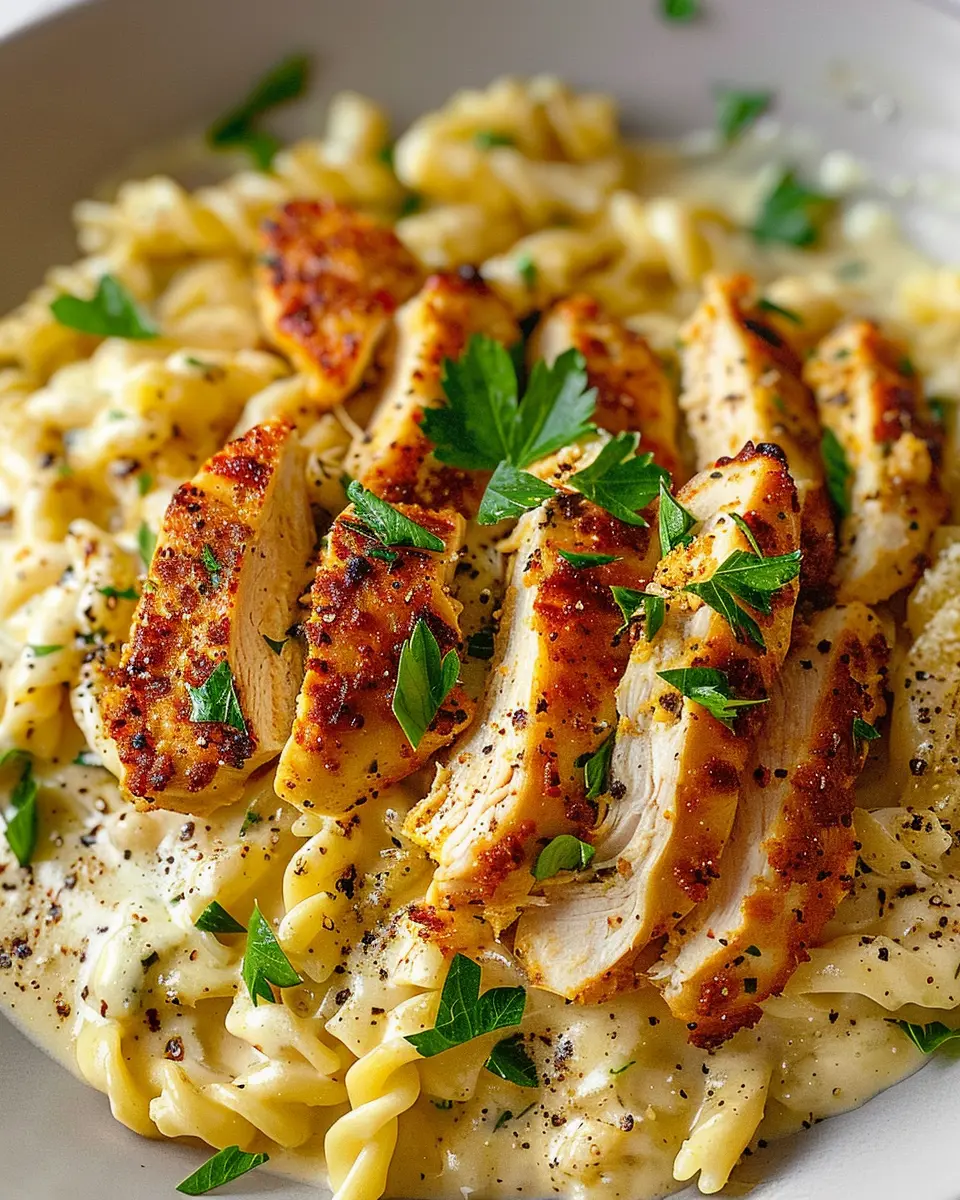 Creamy Chicken Garlic Parmesan Pasta: Indulgent Comfort Food Recipe