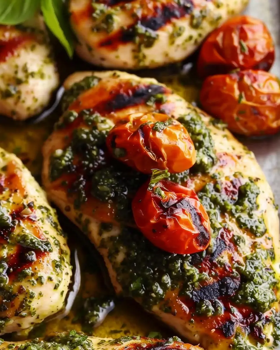 2 Ingredient Pesto Chicken for a Quick and Juicy Dinner