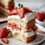 Strawberry Mascarpone Tea Cake