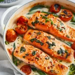 One-pan creamy Tuscan salmon