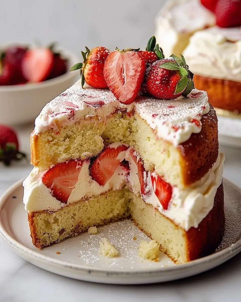 Strawberry Mascarpone Tea Cake: A Delightfully Easy Treat