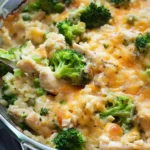 One Pot Chicken Broccoli Rice Casserole