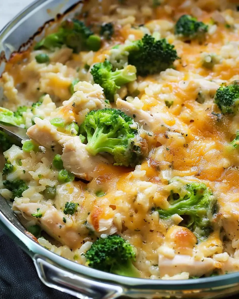 One Pot Chicken Broccoli Rice Casserole: Easy Comfort Food Delight