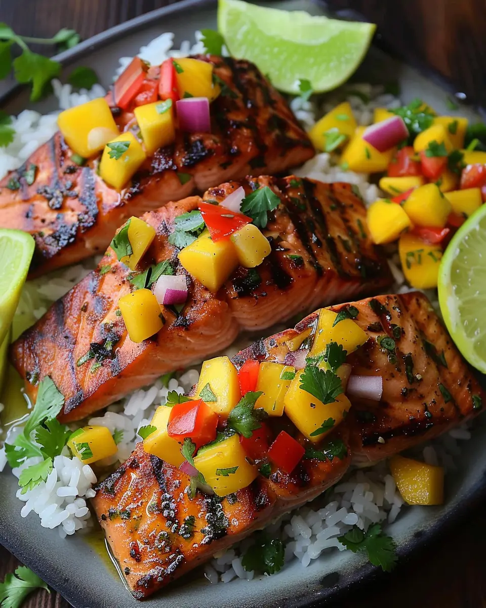 Grilled Salmon Mango Salsa: A Juicy Twist on Healthy Eating