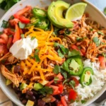 Slow Cooker Chicken Burrito Bowl Recipe